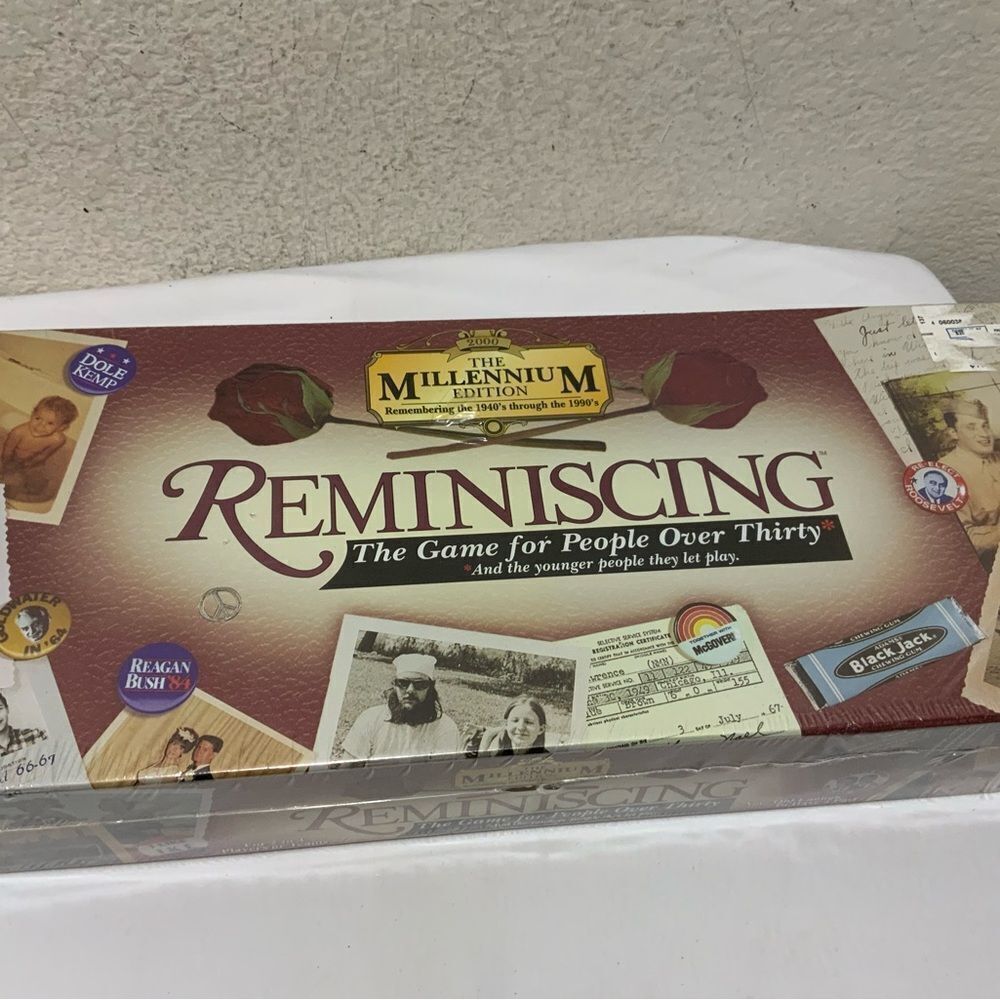 Reminiscing Vintage Board Game New – The Game for People Over Thirty Made in USA
